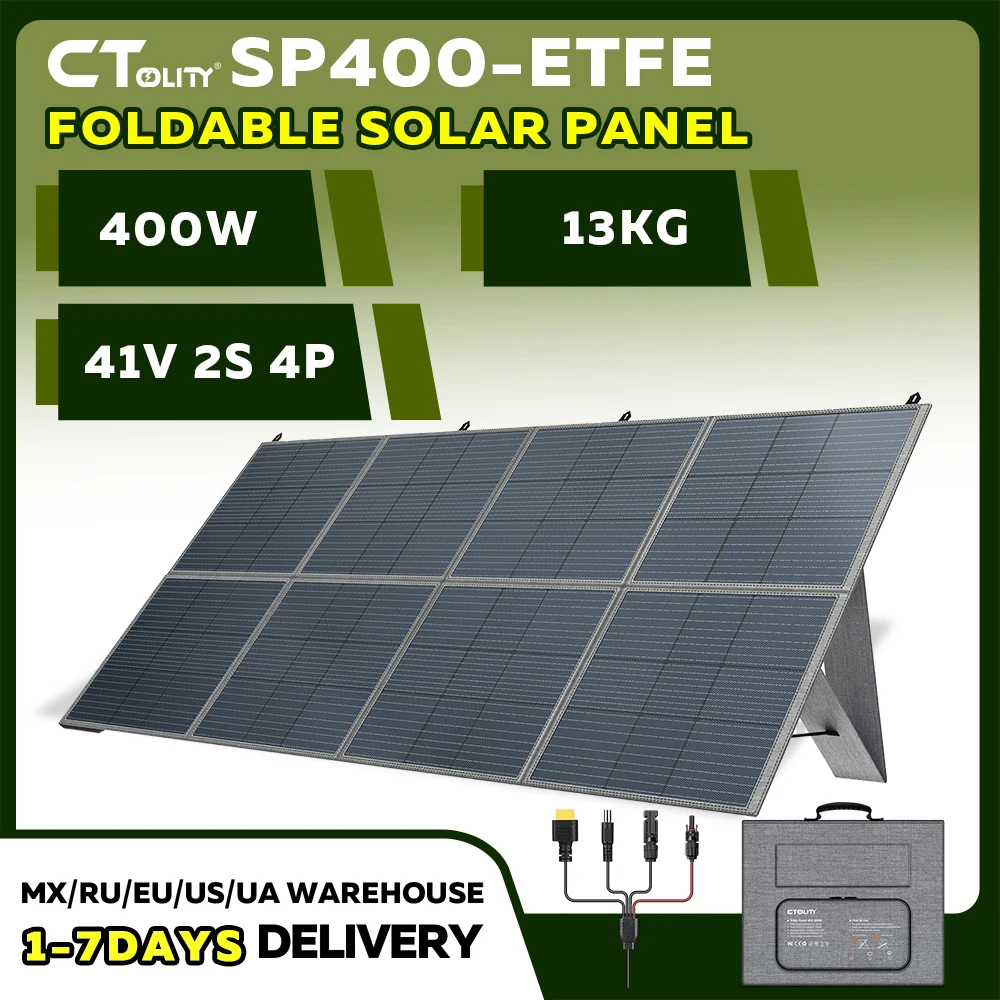 Outdoor Power Distribution Panel - CTOLITY SP400-ETFE 400W MAX Foldable ETFE
