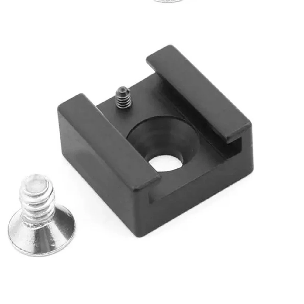 Flash Lights for DSLR Camera Cage Umbrella Holder Cold Shoe Seat Mount Adapter Photography Accessories Cold Shoe Adapter