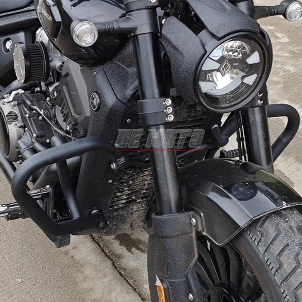 FOR BENDA Dark Flag 500 Bumper Guard, Anti-Fall And Rust-Proof Modification Parts, High Carbon Steel.