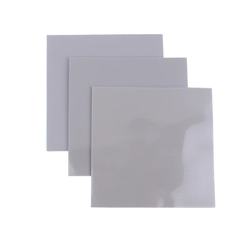 1Pc - 17W/MK GPU CPU Heatsink Cooling Conductive Silicone Thermal Pad 100x100mm Thickness 0.5/1/1.5/2/2.5/3mm Insulation Pad