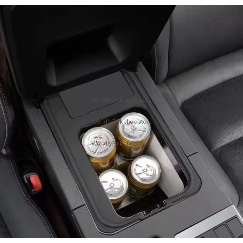 Electric Car Console LC250 Beverage Cooling Box with Heating Function Portable Refrigerator for Car Interior