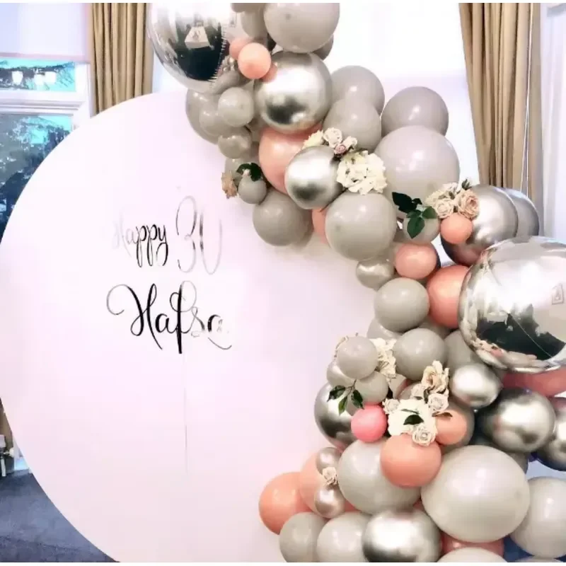 White Round PVC Welcome Sign Board for Wedding Party Decoration New Arrival Door Greeting Plaque Home Entrance Decor Item New