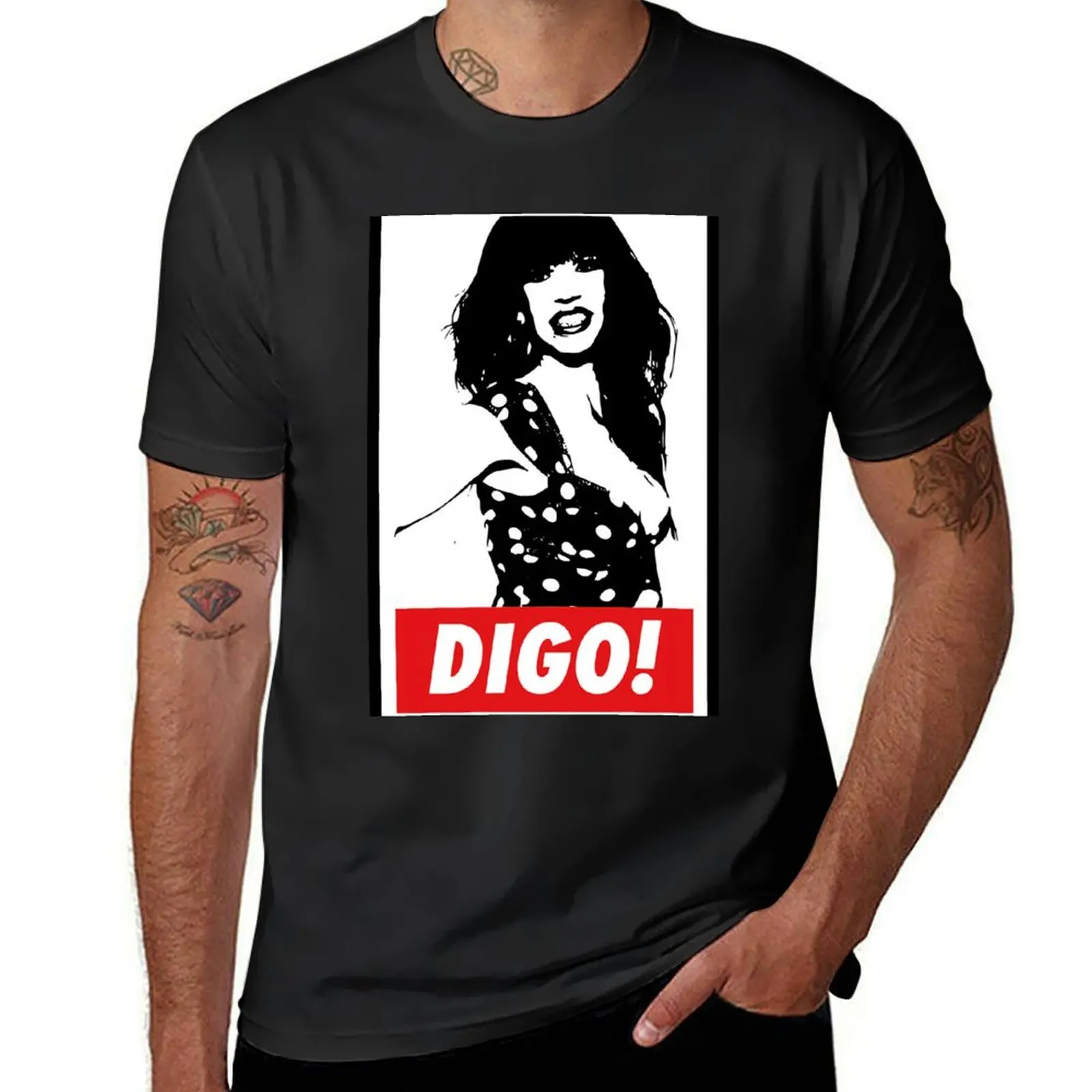 

Digo, Cristina La Veneno T-Shirt animal prinfor boys vintage clothes anime Short sleeve tee men