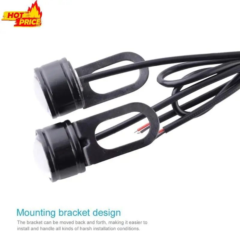 

2pcs Universal Motorcycle Scooter Eye Light Ярко -светодиодный сигнальный свет