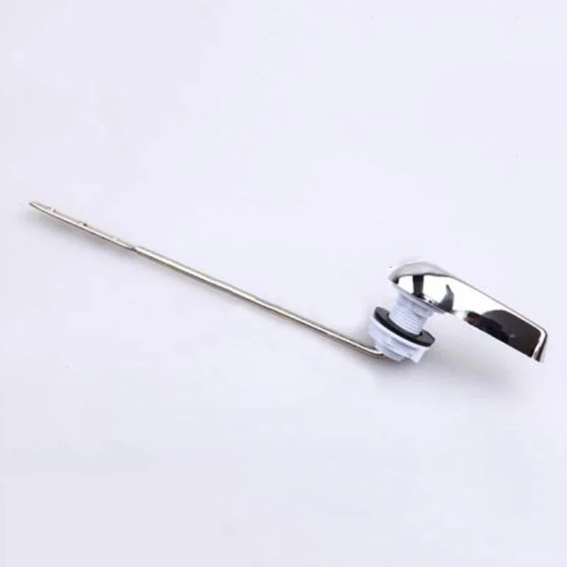 Toilet Tank Flush Lever Chrome Finish Toilet Handle Wrench Fits Most  Toilets Water Tank Bathroom Accessory