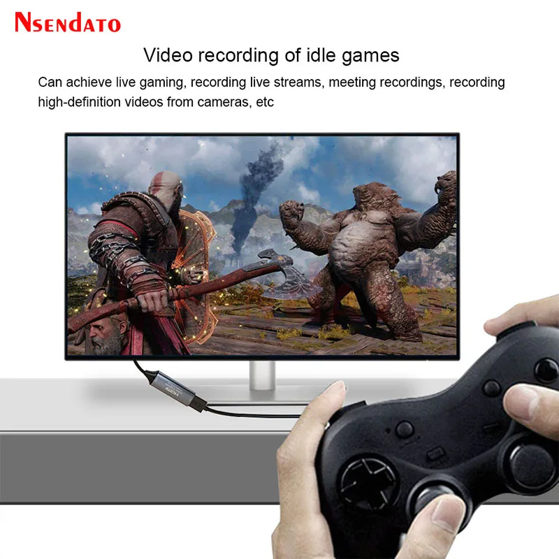 4K 60 Гц USB C HDMI Аудио Видео Mjpeg Адаптер карты захвата 1080P 60fps Тип C HDMI Game Grabber Recorder Box для прямой трансляции