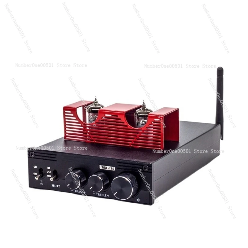 Tube Preamp with Solid State Power Amplifier 320W High Power Bluetooth 5.0 HiFi Sound Quality Decoder