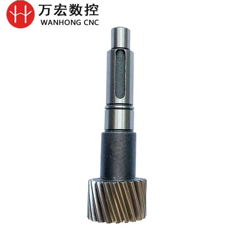 straight helical tooth gear shaft/synchronous wheel gear rack for woodworking machine/Engraving machine gear shaft