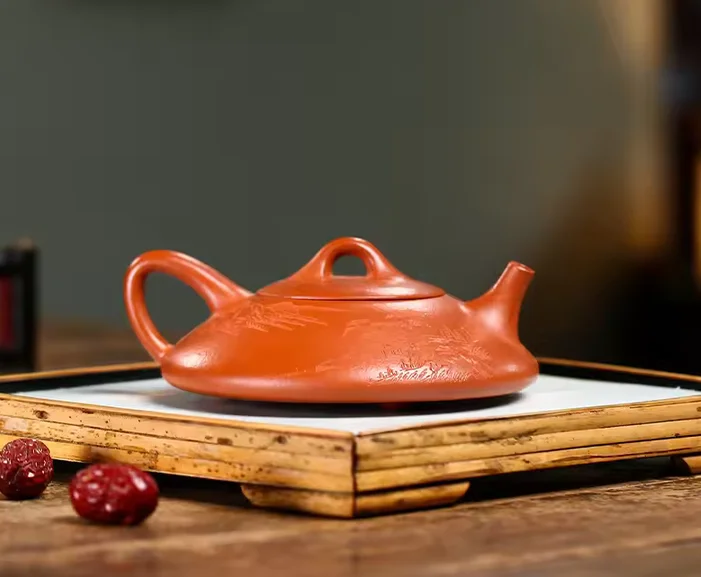 Purple Clay Pot Hand-carved Dongpo Stone Ladybird Teapot 160 Ml Small Capacity Household Kung Fu Tea Set