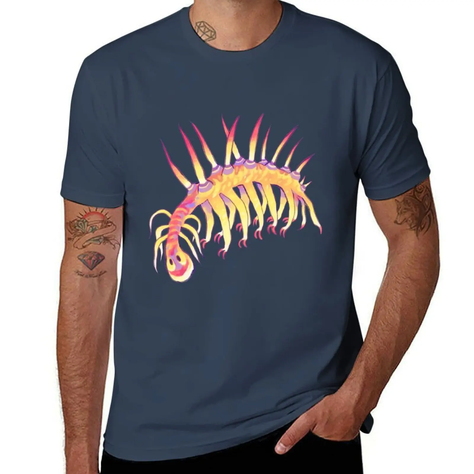 

Hallucigenia T-Shirt Retro Graphic Print T-Shirt