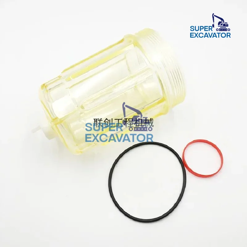 For Sany SY65 SY75 SY135 SY215-8-9 Oil-water separator filter Cup Oil cup water accumulation Cup excavator Parts