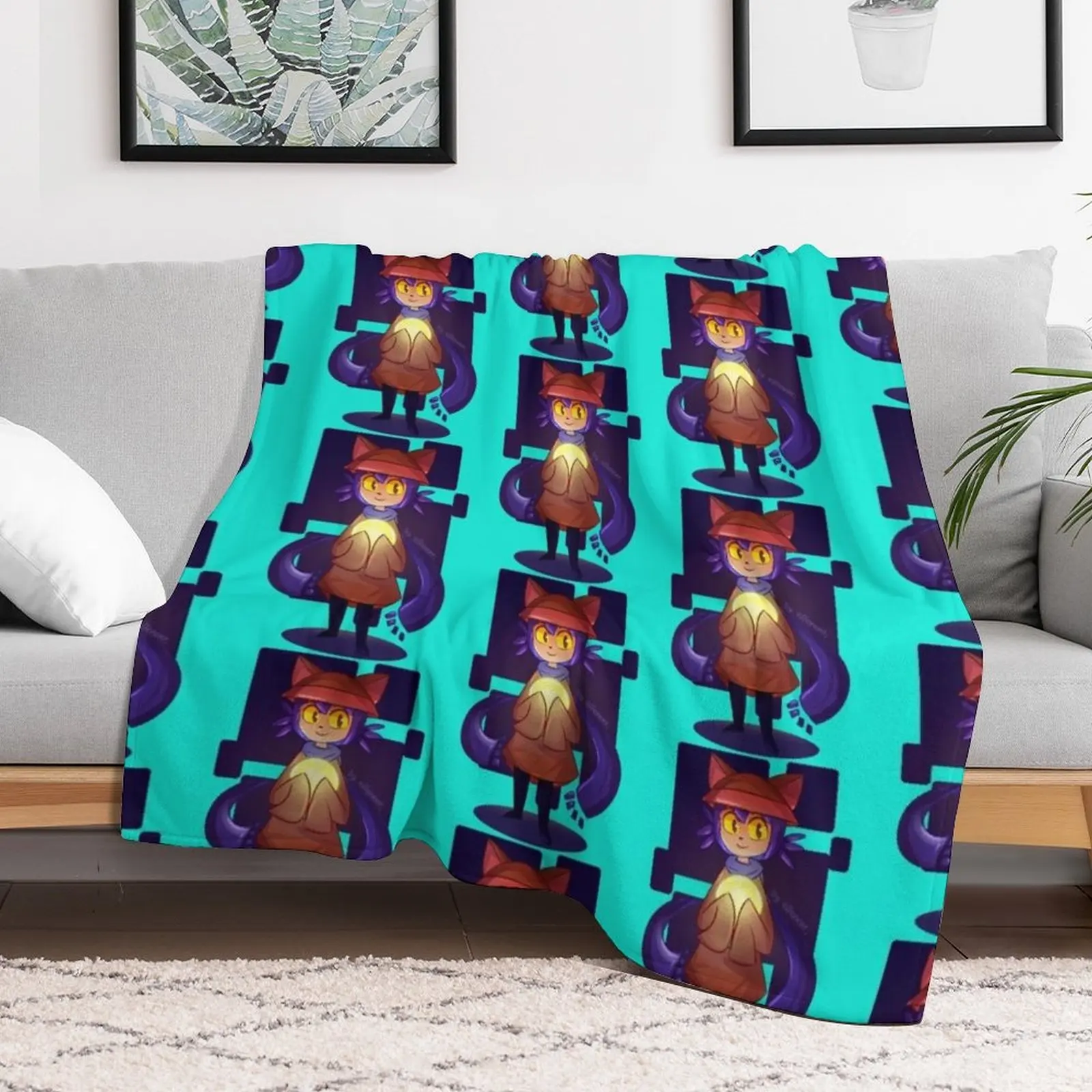 New Niko! - OneShot Throw Blanket Thins Sofa Decorative Throw Blankets