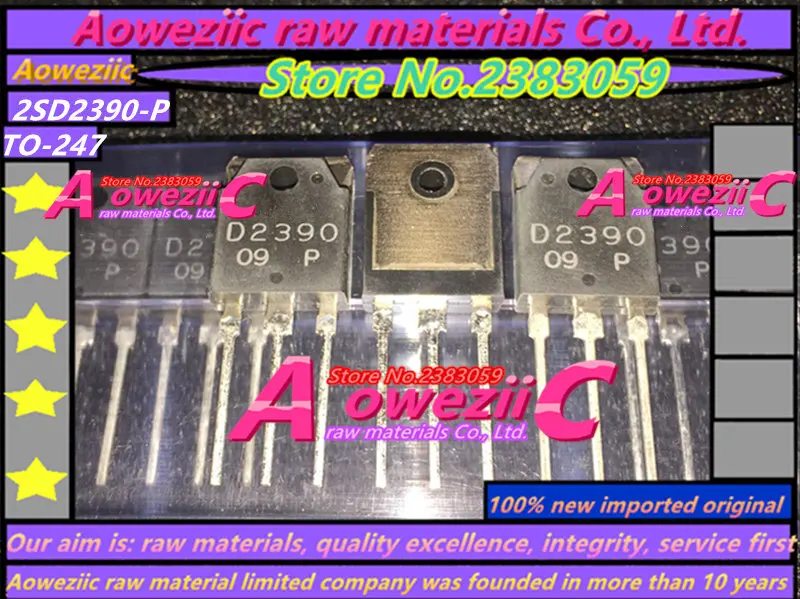 Aoweziic 100% New Imported Original 2SD2390-P 2SB1560-P 2SD2390  D2390  2SB1560  B1560 TO-247  High power amplifier