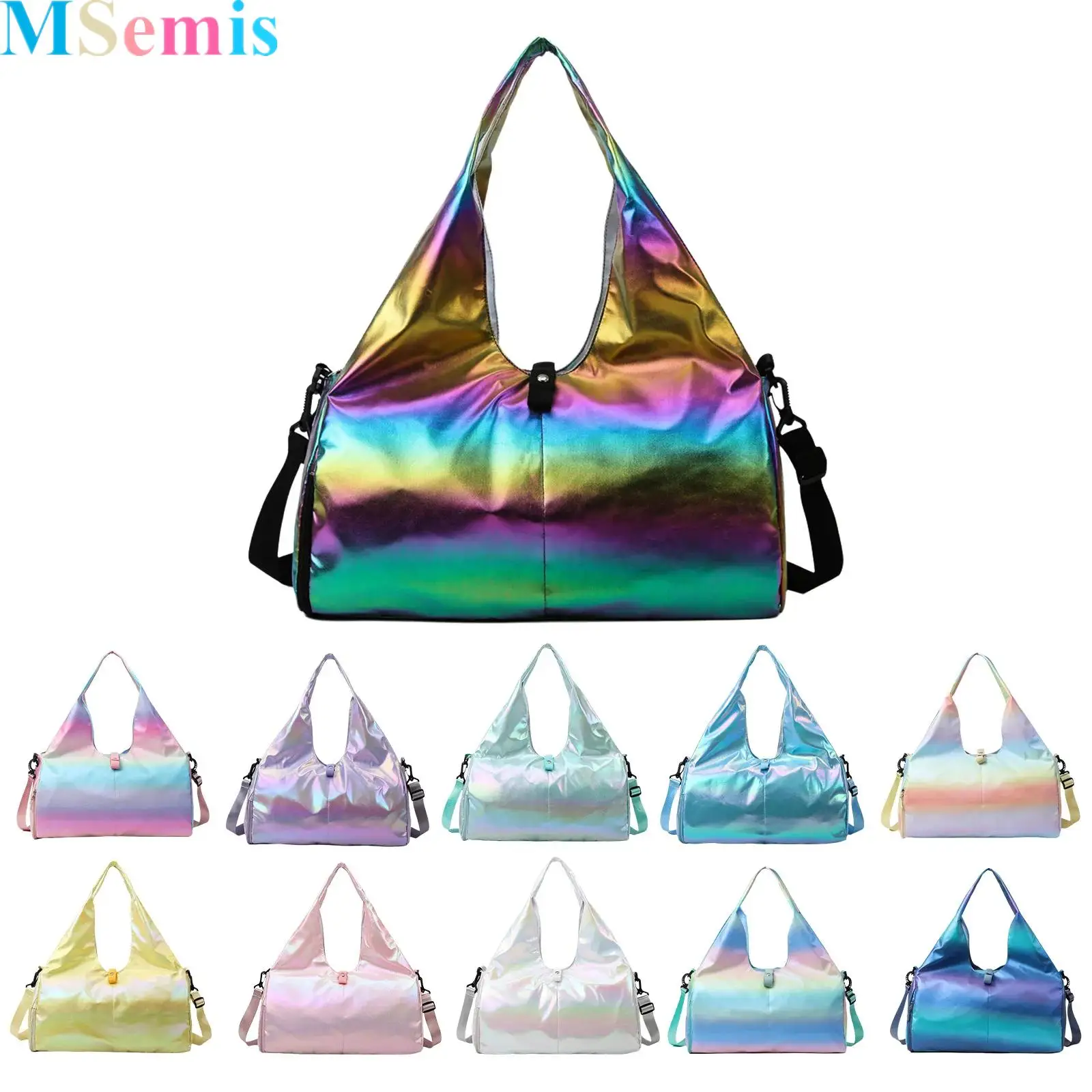 

Gym Bag Sports Bag Large Capacity Bags with Waterproof Compartment for Girls Kids Women Travel Dance Yoga Workout Bags