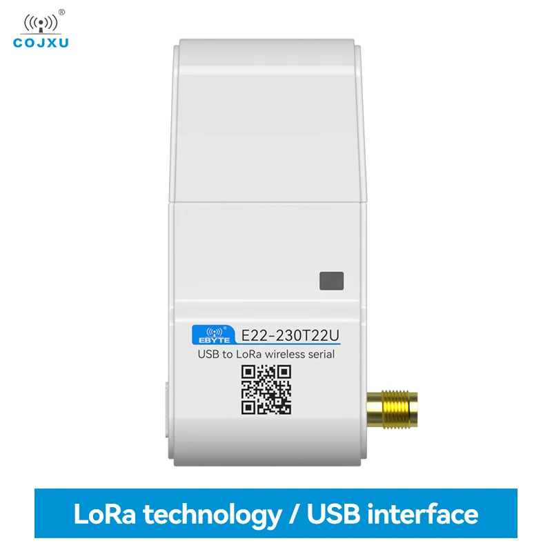 Moduł LoRa interfejs USB 230/400/900MHz COJXU E22-230/400/900T22U RSSI LBT 5KM 22dBm z modułem anteny DIP