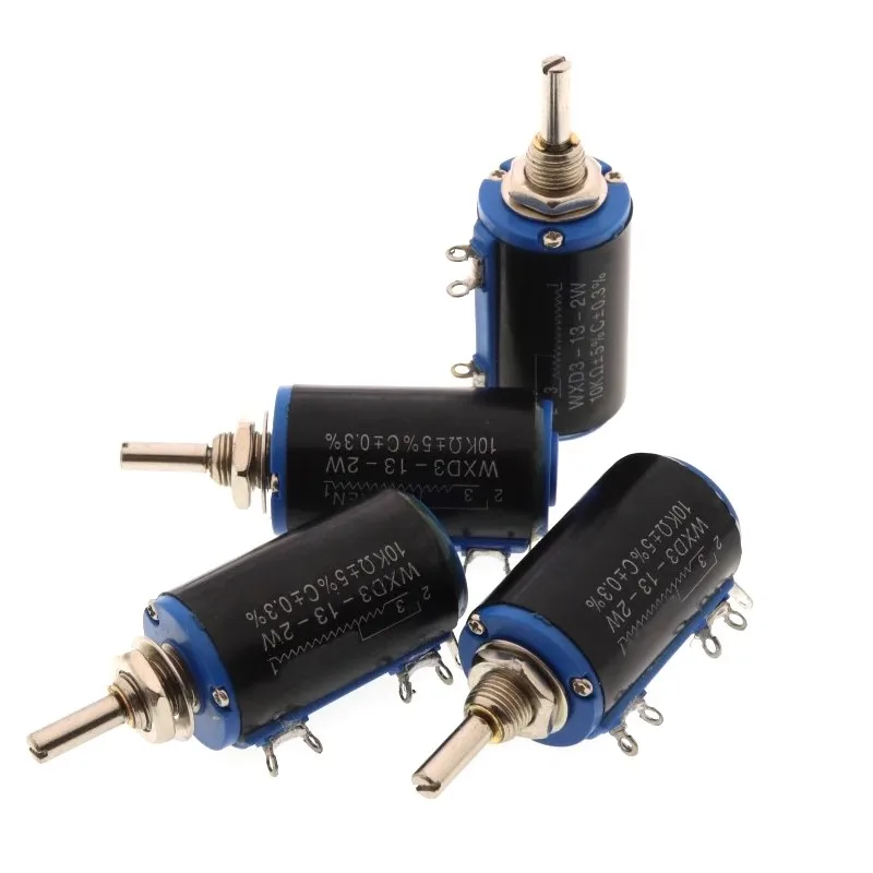 1PCS WXD3-13-2W Precision Multi-turn Potentiometer Wire Wound Slider Pot 100R/220R/1K/4.7K10K/22K/33K/47K/100K