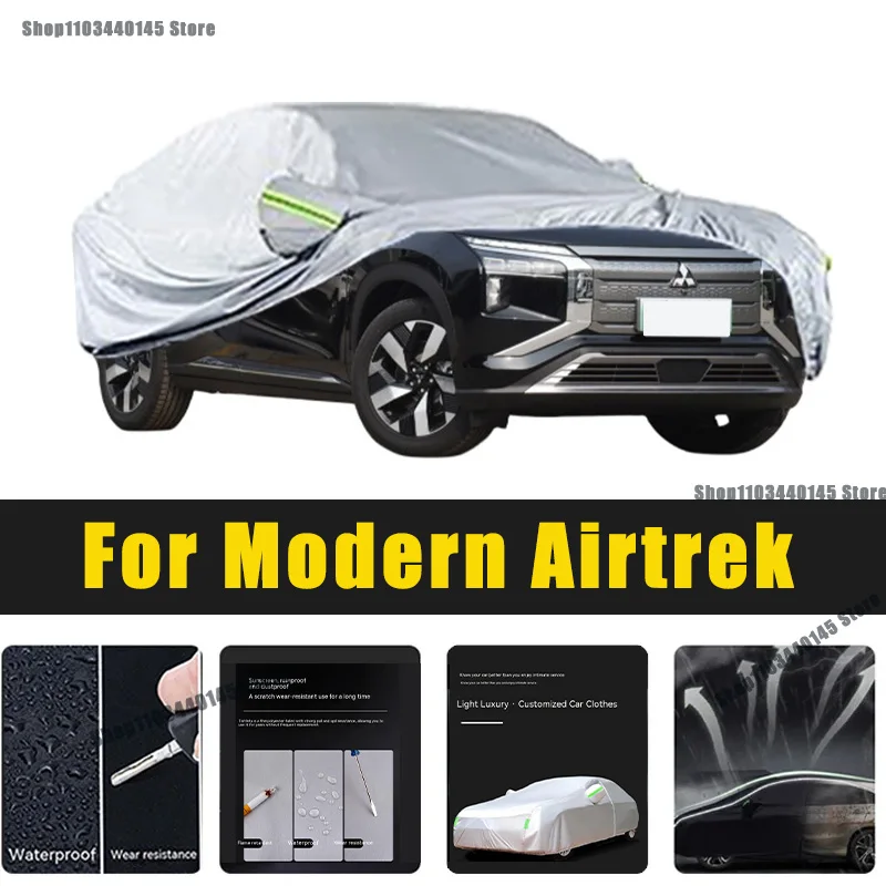 Full Car Covers Outdoor Sun UV Protection Dust Rain Snow Oxford cover Protective For Modern Airtrek Accessories car umbrella