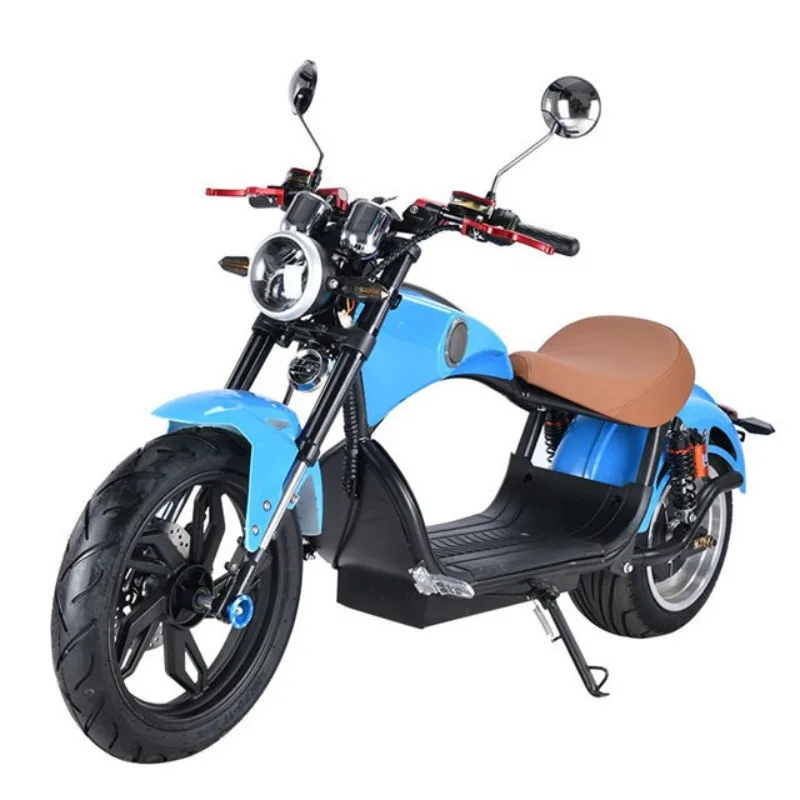 Electric scooter two-wheeled parent-child battery car