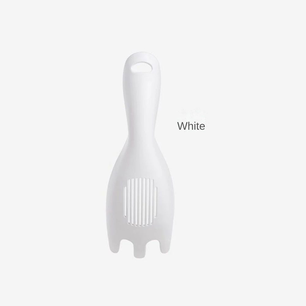 2/4/6PCS Household Rice Washing Spoon Easy And Convenient Prevent Wastage White Beige Tableware Multifunctional Rice Spoon