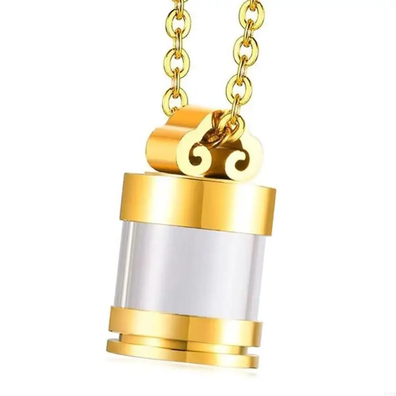 Q39B Memorial Cremation Urn Jewelry Pet Cremation Jewelry Ashes 목걸이 창조적 인 애완 동물 화장 보석 URN 목걸이
