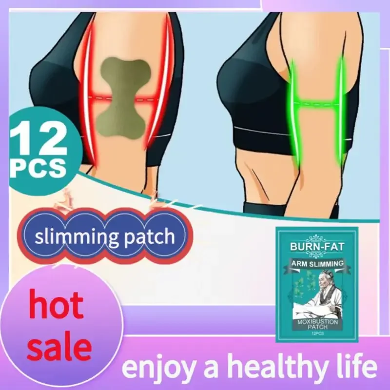 Thin Arm P-atch Weight Loss S-tickers Cellulite Removal Fat Burning Slimming Body Massage Shaping Care Herbal P-laster