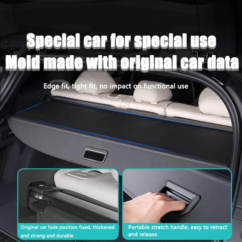 For Kia Sorento XM MK2 2010~2015 Car Trunk Curtain Cargo Cover Luggage Trey Partition Shelter Shielding Shades Auto Accessories