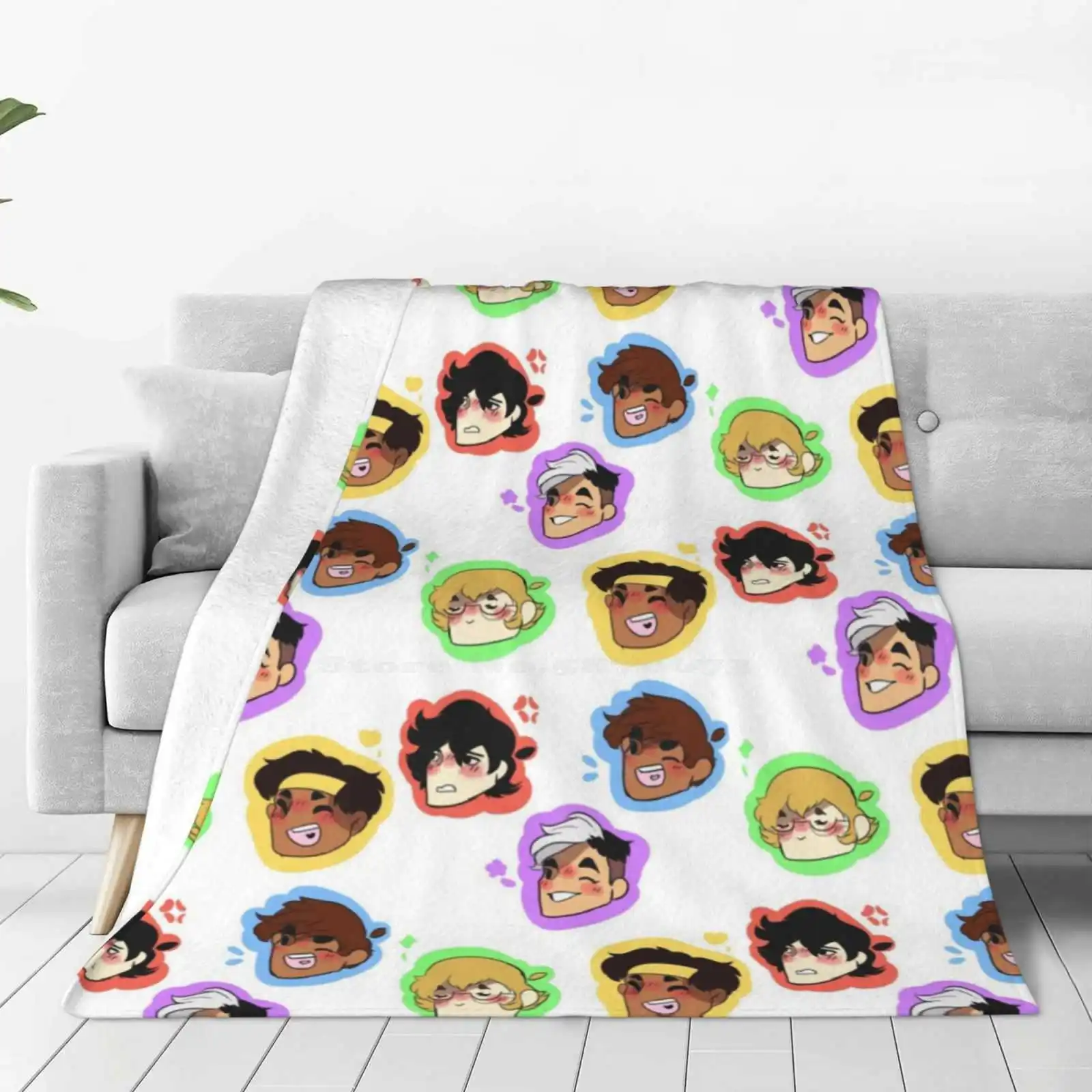 Paladins! Soft Warm Throw Blanket Voltron Pidgegunderson Keithkogane Hunk Lancemcclain Takashishirogane