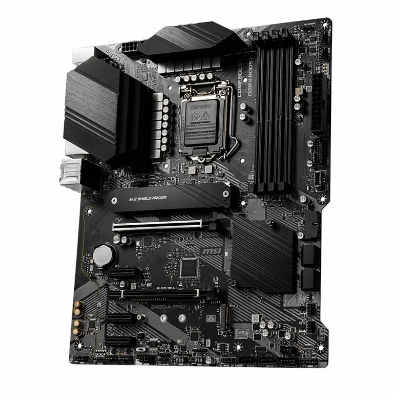 MSI LGA 1200 Z490-A PRO Motherboard 128GB Intel Z490 PCI-E 3.0 Desktop Mainboard M.2 Dual Channel DDR4 4000MHz Memory
