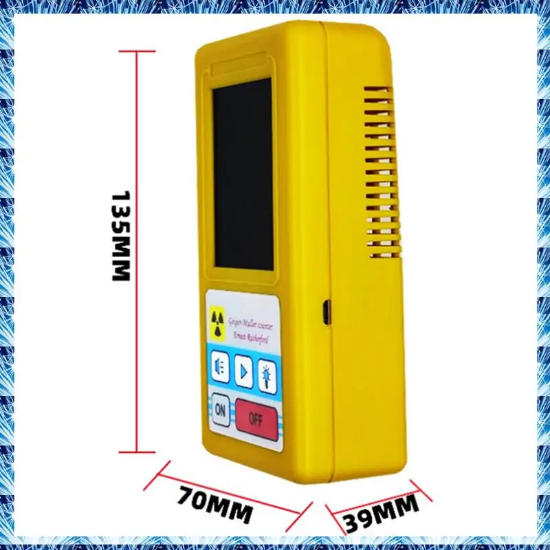 FUFU LCD Radioactive Tester, Personal Dosimeter For Nuclear Radiation Detection, X-Ray Beta Gamma Detector For Marble Tools