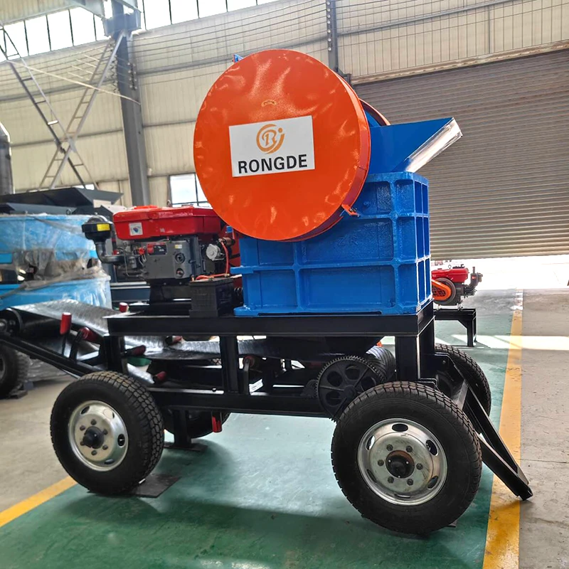 

20-тонная мобильная дизельная дробилка для челюстей, дробилка для камней, маленькая дробилка для камней для изготовления гравия