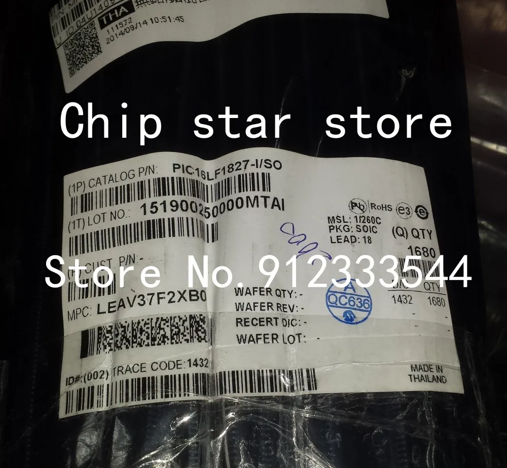 5-50pcs  PIC16LF1827-I/SO PIC16LF1827 SOIC18 8Bit MCU Flash PIC16 Family PIC16F18XX Series Microcontroller 100%New And Original