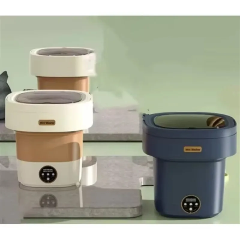 Mini Washer Upgraded With Spin Basket Clothes Folding Washing Machine for Underwear