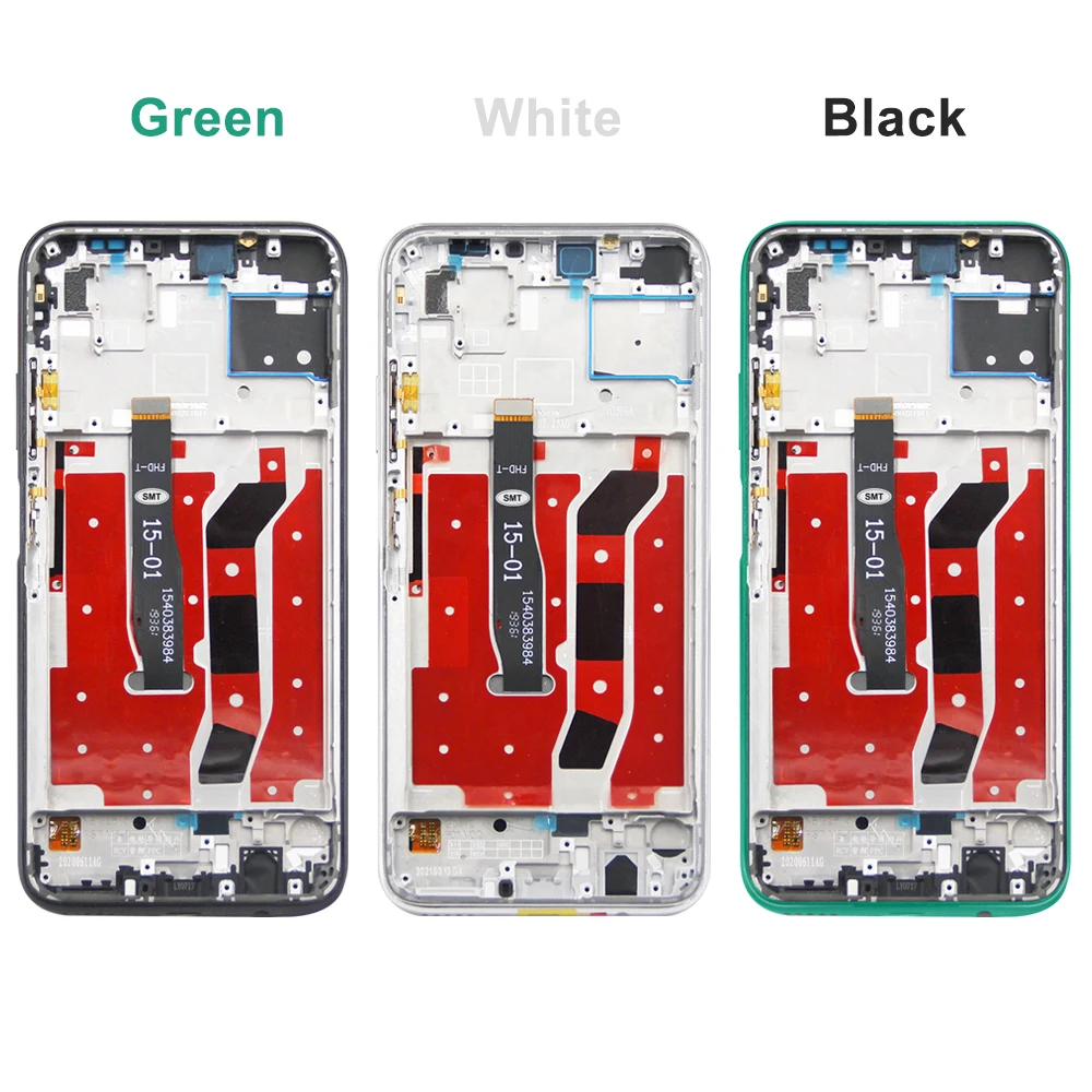 AMOLED Display For Huawei P40 Lite LCD Touch Screen Digitizer Assembly With Frame Display Replacement For Nova 6 SE LCD Display