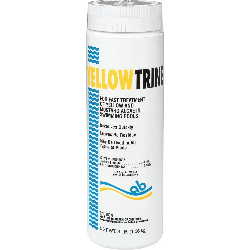 

Альгицид Applied Biochemists 408622A Yellowtrine Mustard, 3 фунта, для очистки бассейнов, зарегистрированный EPA, с бромидом натрия