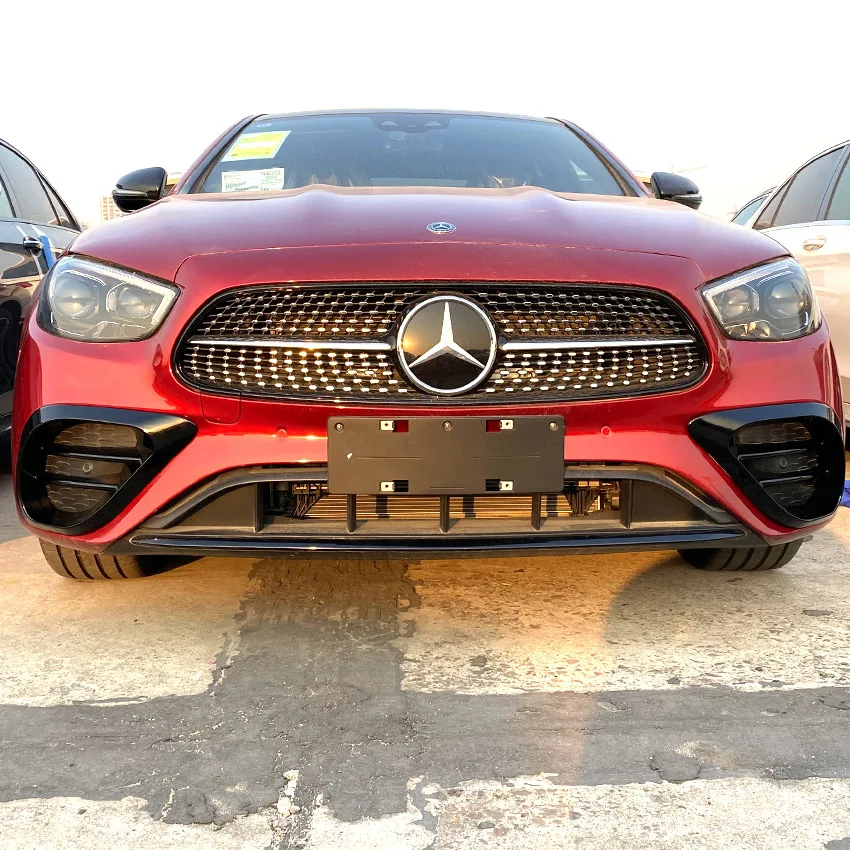 

For Mercedes-Benz E-Class W213 E260 E300 E53 AMG 2021 air knife tuyere grille exterior modification accessories