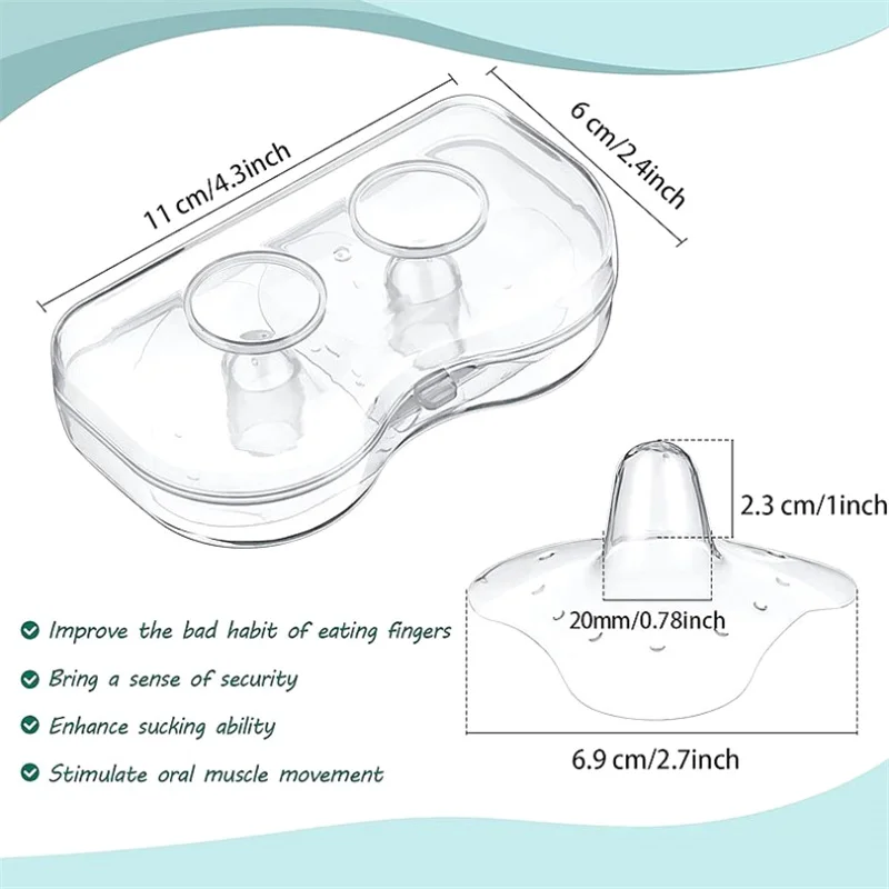 Protetores De Mamilo De Amamentação De Silicone, Mãe Escudo De Alimentação, Escudo De Leite Macio, Escudo De Enfermagem, 2pcs