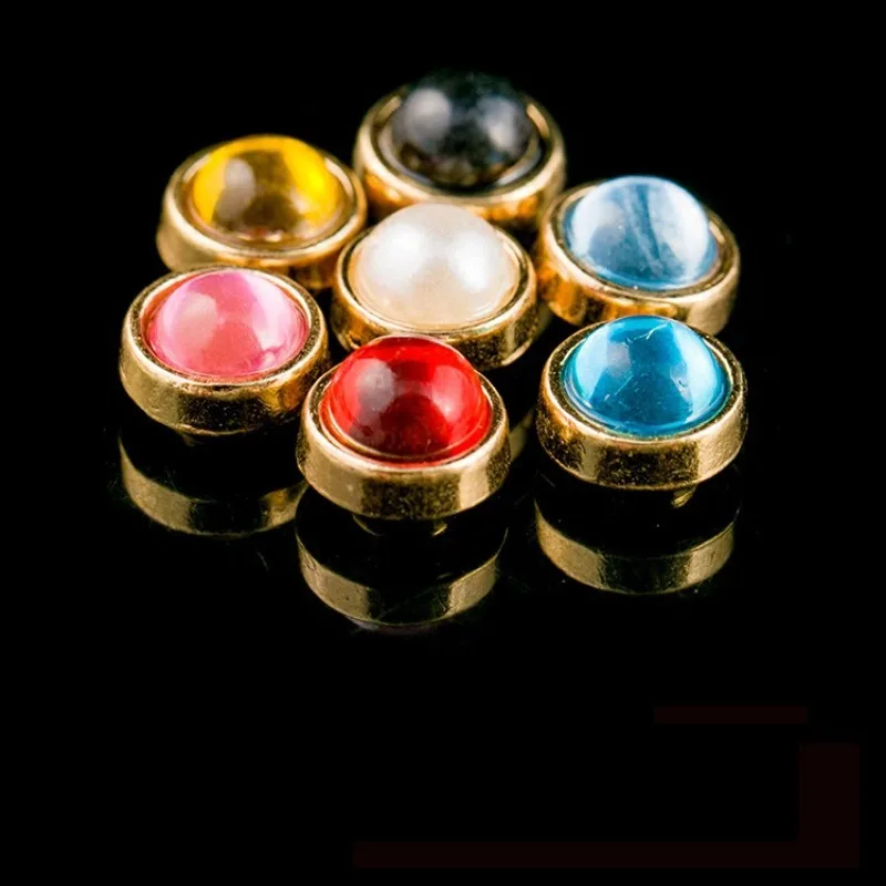 8-12mm Pearl Type Trim Rivets Studs For DIY Crafts Clothing Bag Leather Decoration Spikes Rivets