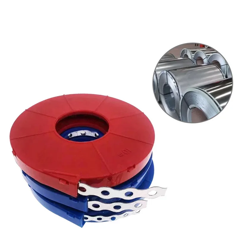 Metal Straps Multi-functional Cable Ties 10M 2/17/26mm Metal Fixing Straps with Perforated Holes Connecting Stronger Fasteners