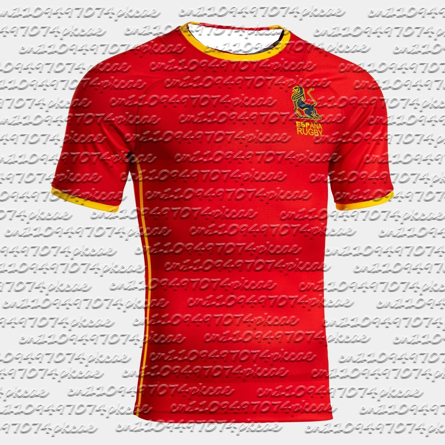 Camiseta de la Selección Nacional de Rugby de España 2026, Estilo Y2K, Talla Grande, para Uso Diario y Entrenamiento, a la Moda
