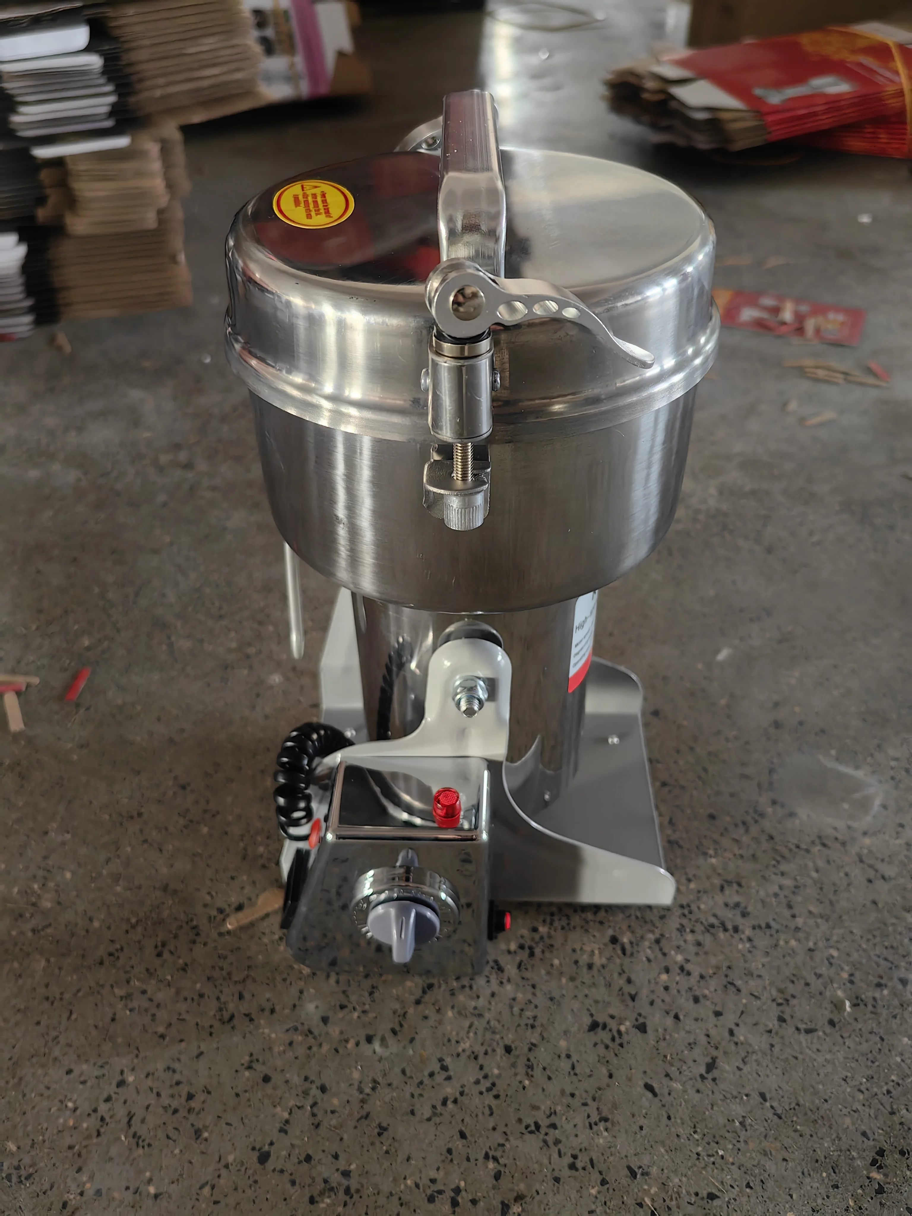 Mesin Penggiling Bumbu Listrik 1000g, Harga Mesin Pembuat Bubuk Makanan Kering