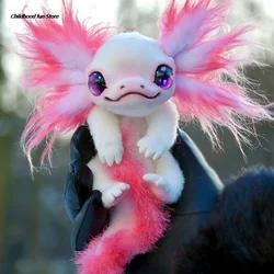 Legendary Elf Creature Plush Toys Elf Creatures Cheshire Cat Baby Girl Salamander Axolotl Plush Doll Gift for Friend