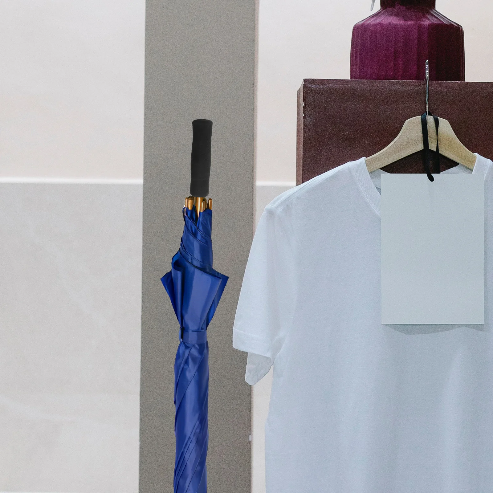 

2Pcs Replacement Umbrella Handles with Comfortable Sponge Grip Wear-Resistant Rustproof Material for Folding and Compact