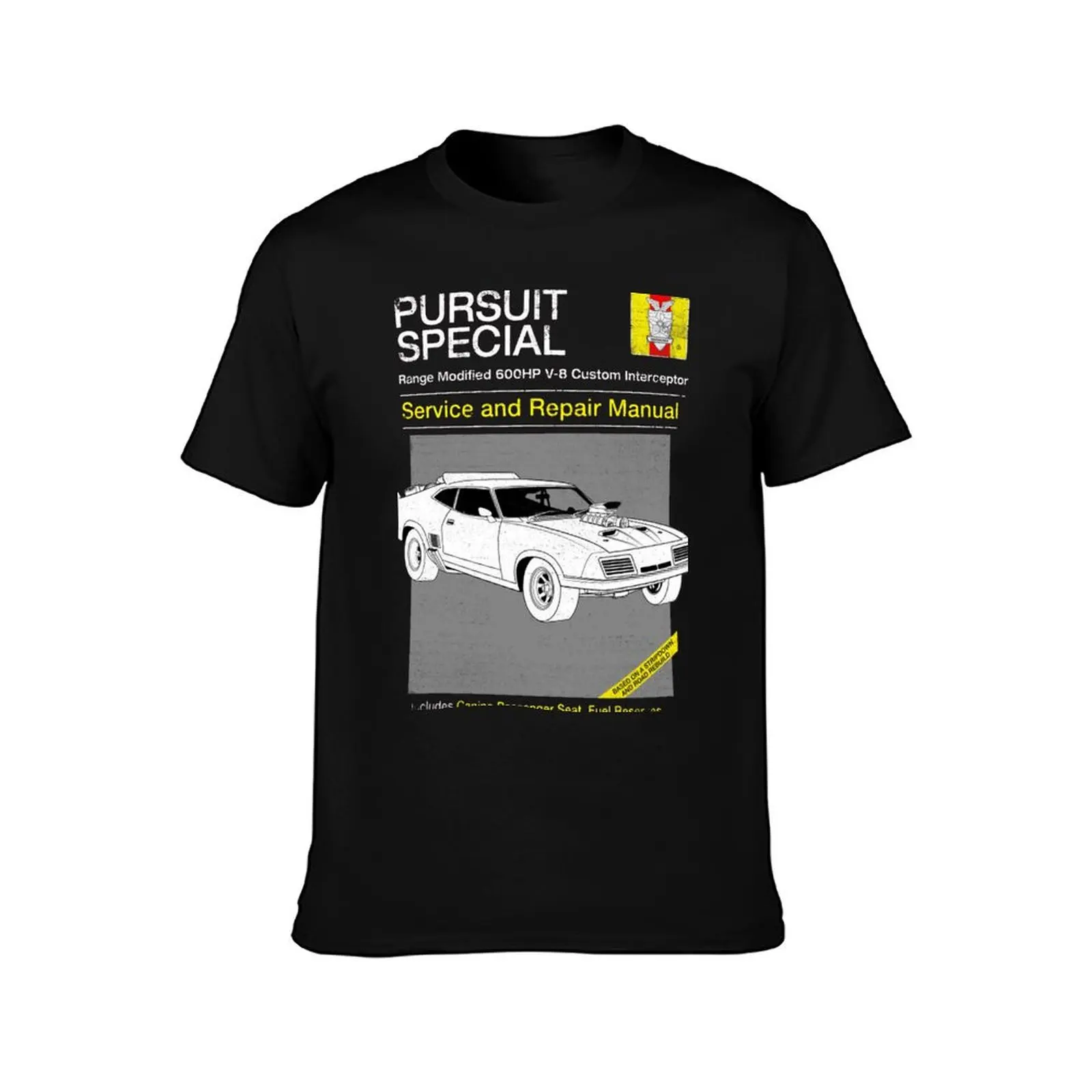 rockatansky Pursuit Special v8 interceptors Service and Repair Manual, Service and Repair Manual for Rockatansky Pursuit T-Shirt