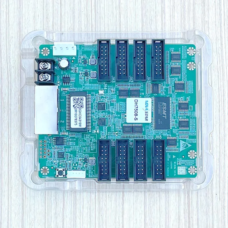 Novastar DH7508-S приемная видеокарта, настенный контроллер для наружного и внутреннего освещения, экран дисплея RGB HBU75, полноцветный модуль