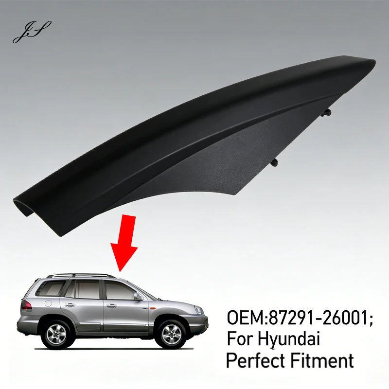 

Крышка для рейлинга на крышу Hyundai Santa Fe 2002-2006, передняя, задняя, левая, правая, центральная, пластиковая накладка на конец багажной рейки