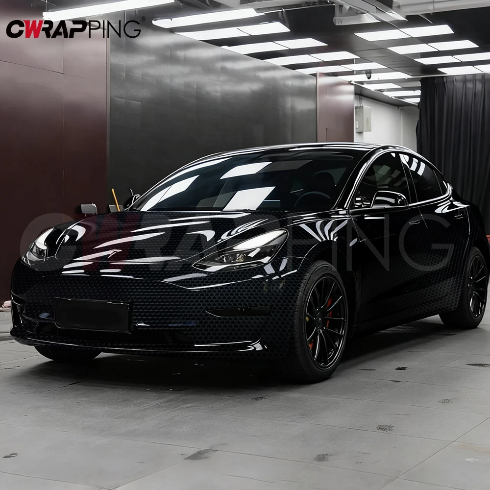 

Автомобильный клейкий винил для мотоцикла, TPF, воздушный выпуск, углеродное волокно, водостойкий Ghost, автомобильные уличные аксессуары, автомобильная пленка, покрывающая пленку