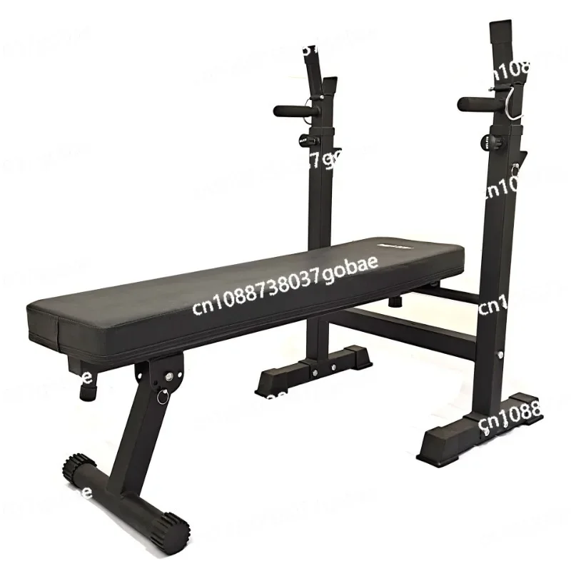 Small Indoor and Outdoor Weight Bed Dumbbell Rack Adjustable Barbell Split Squat Rack Home Fitness