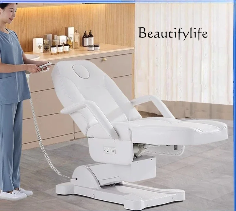 

Lifting Multifunctional Folding Embroidery Bed Nordic Electric Beauty Salon Special Massage