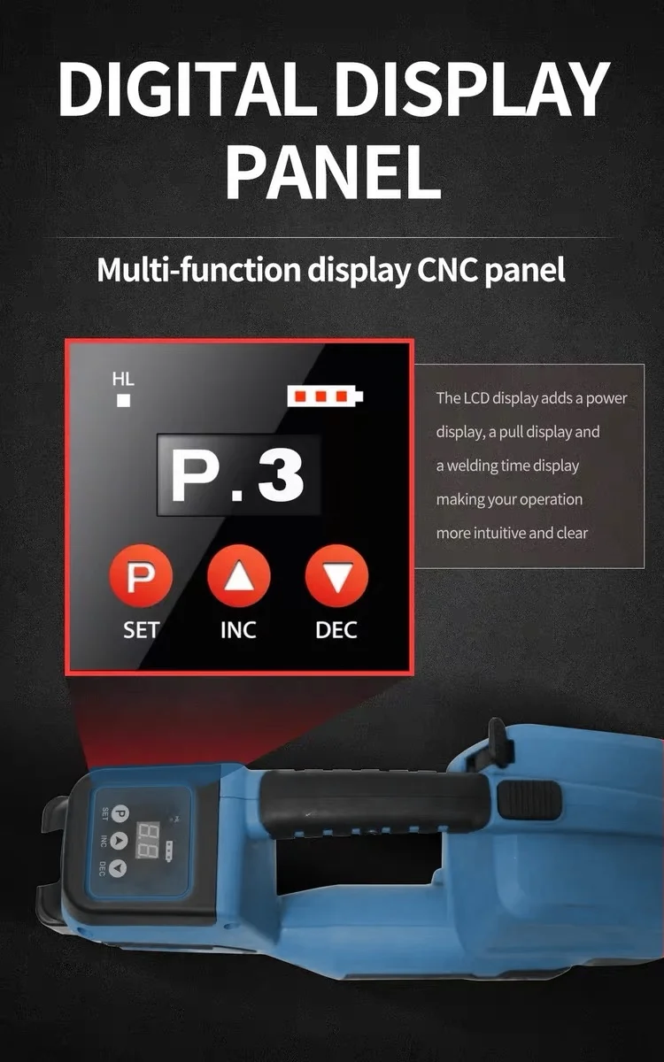 2025 New Style Fully Automatic Paper Strapping Machine Electric 3200N Digital Display Automatic Winding Winder