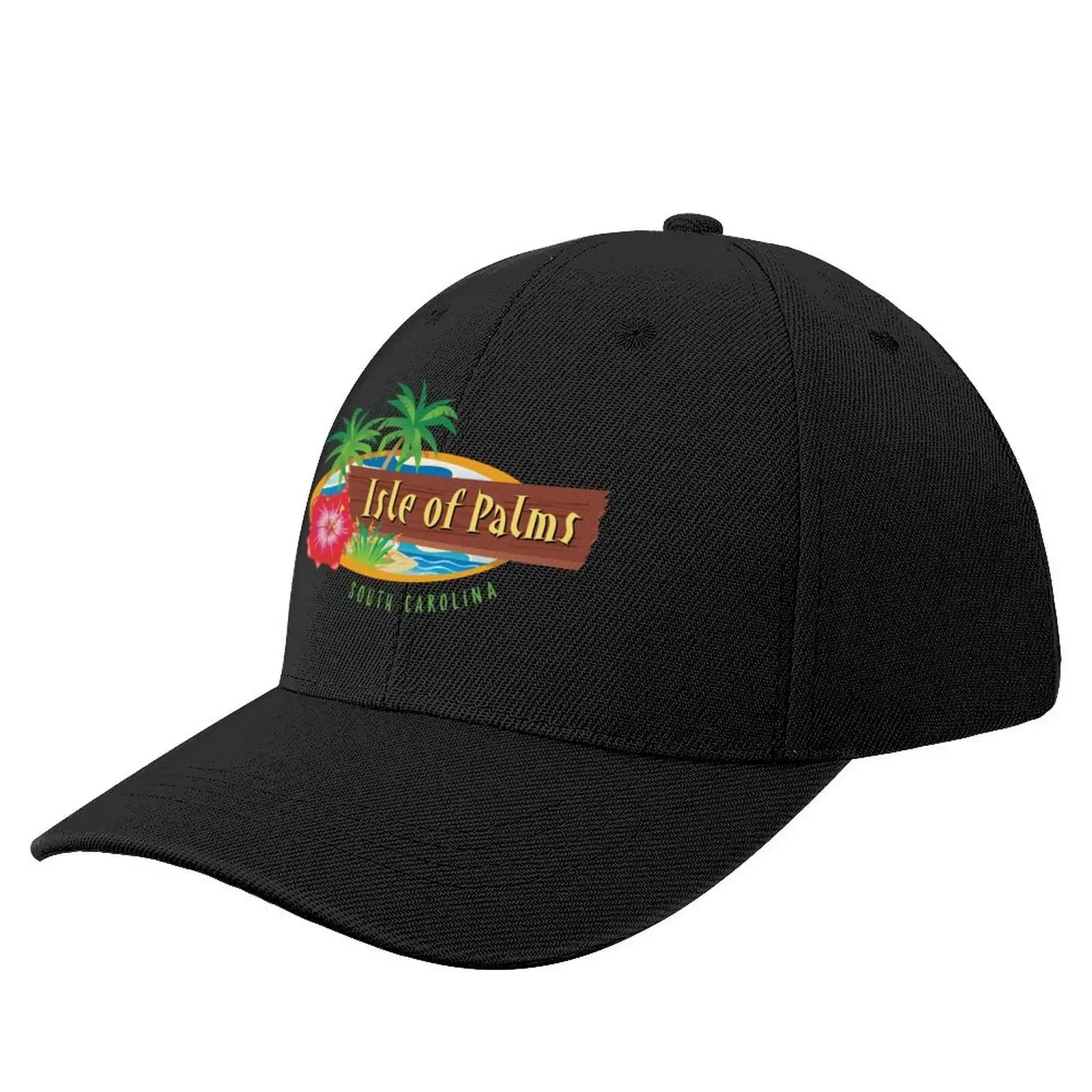 

Isle of Palms South Carolina Vintage Mid-Century Design Baseball Cap black Hip Hop custom Hat Hats Man Women's